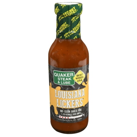 Best Wings USA Quaker Steak & Lube, Louisiana Lickers Sauce, 12 fl oz