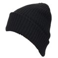 thumbnail image 1 of Best Winter Hats Adult Solid Color Thick W/Fleece Lined Cuffed Winter Hat (One Size) - Black, 1 of 3