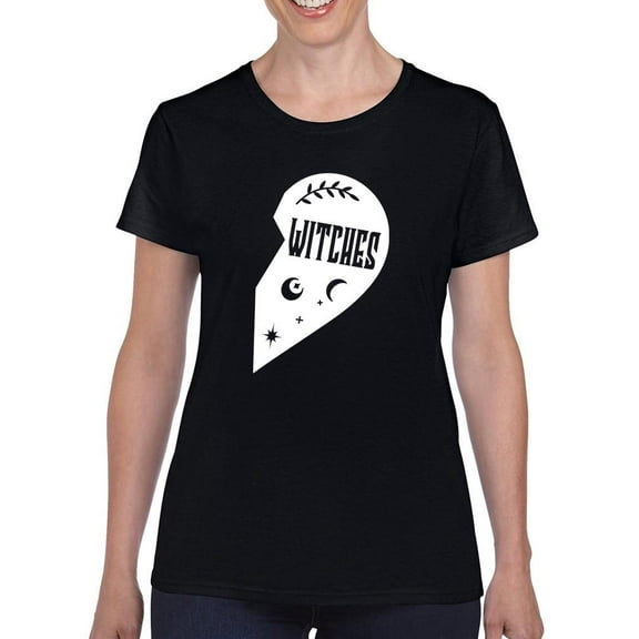 Best Witches Twin Charm Ii T-Shirt Women -Smartprints Designs, Female 3X-Large