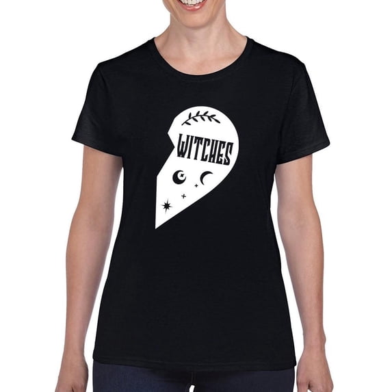 Best Witches Twin Charm Ii T-Shirt Women -Smartprints Designs, Female Large