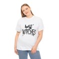thumbnail image 1 of Best Witches Unisex Heavy Cotton Halloween Streetwear T-Shirt, 1 of 4