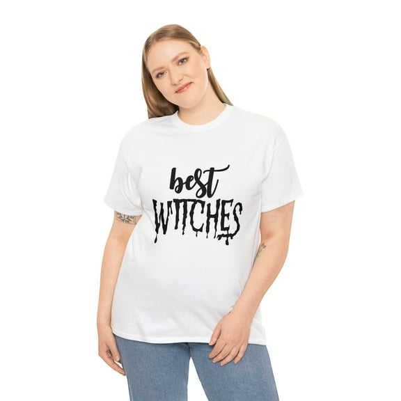 Best Witches Unisex Heavy Cotton Halloween Streetwear T-Shirt