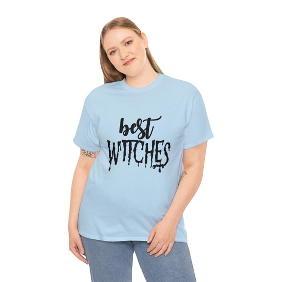 Best Witches Unisex Heavy Cotton Halloween Streetwear T-Shirt