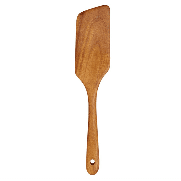 Best Wooden   Spatula for Cooking Utensils Teak Wok Spatulas for Kitchen Spoon Pancake Turner Scraper Spurtle Bamboo Kitchen Utensil Flat Egg Flipper Spatula Long Fish Cooking Spatulas