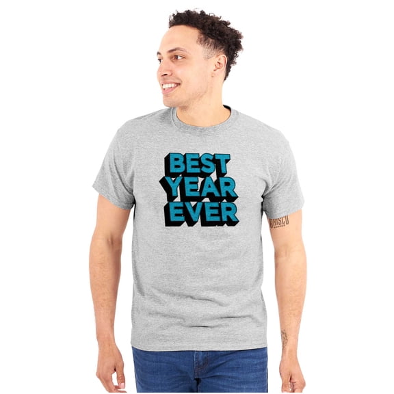 Best Year Ever Graduation Proud Grad Plus Size Crewneck Graphic Tee Shirt Brisco Brands 2X