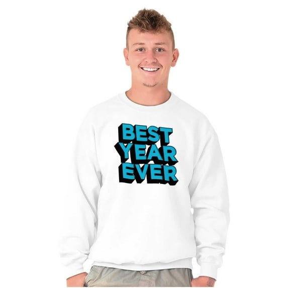 Best Year Ever Graduation Proud Grad Sweatshirt for Men or Women Brisco Brands M