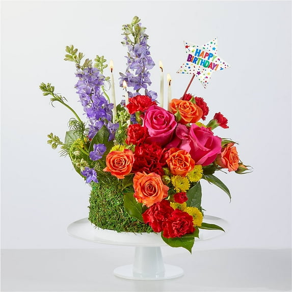 Best Year Yet Floral Cake - Floral Cake