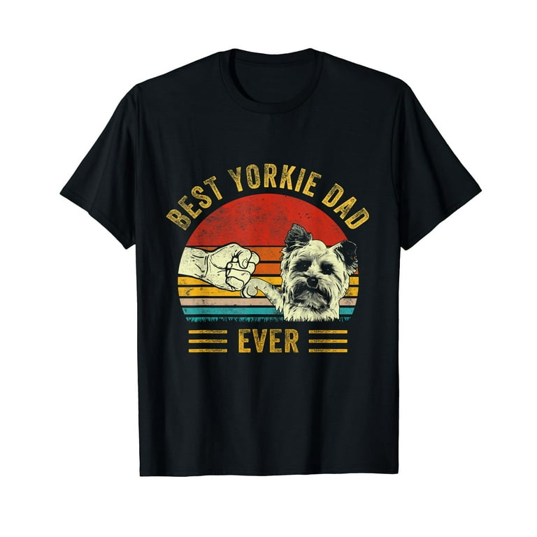 Best Yorkshire Dad Ever Retro Vintage T-Shirt Best Yorkshire Dad Ever Retro Vintage T-Shirt