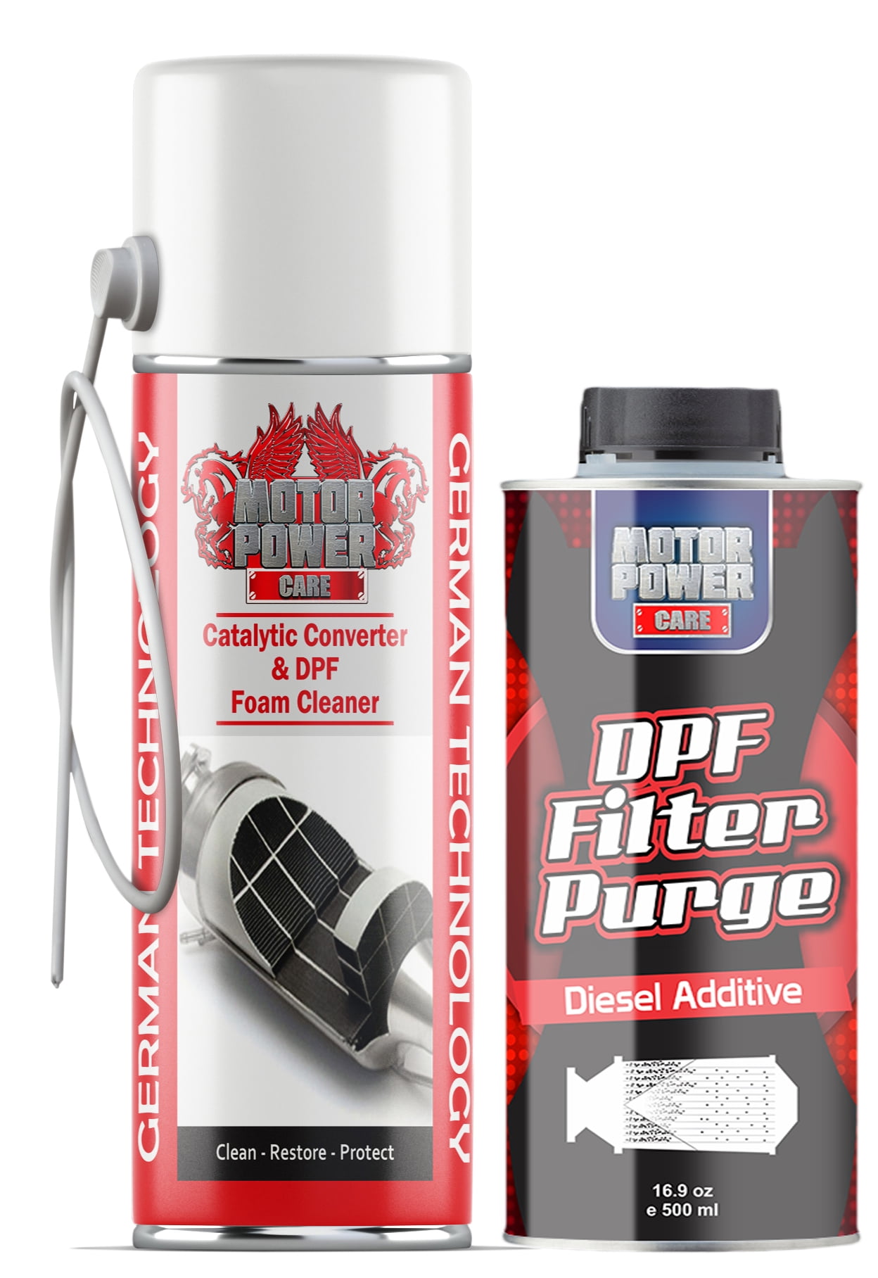 MotorPower Care DPF Diesel Particulate Filter Cleaning Kit Rápido y Efectivo Limpia
