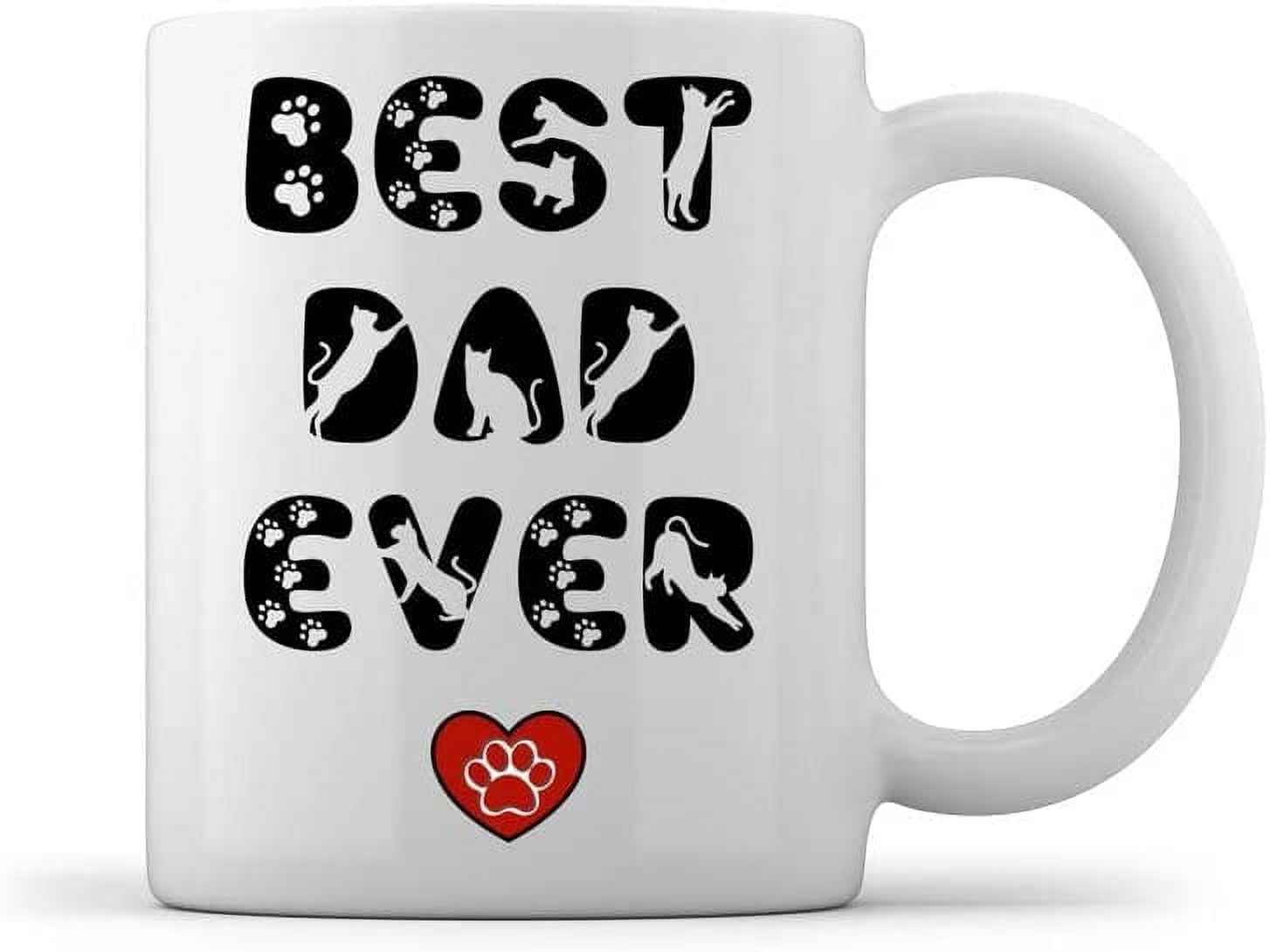 Best Dad Ever Coffee Mug, Holiday Gifts for Dad from Daugther