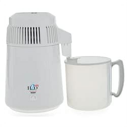 Best in Class White Baked-Enamel Home Water Distiller with Break-Resistant Carafe (BPA Free)