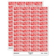 thumbnail image 1 of Best in Snow Teacher Student School Sticker Set - Red - Matte Finish - 1.25" Mini, 1 of 7