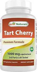 Best naturals Tart Cherry 1000 mg 120 vegetarian Capsules