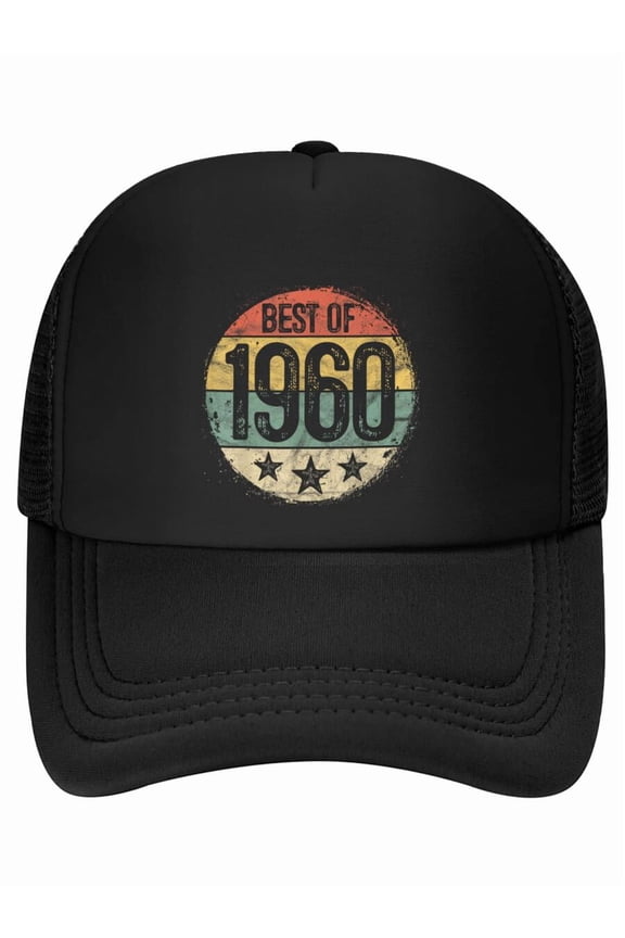 Best of 1960 Sunset 66th Birthday Gift Men Women 66 Year Old Baseball Cap