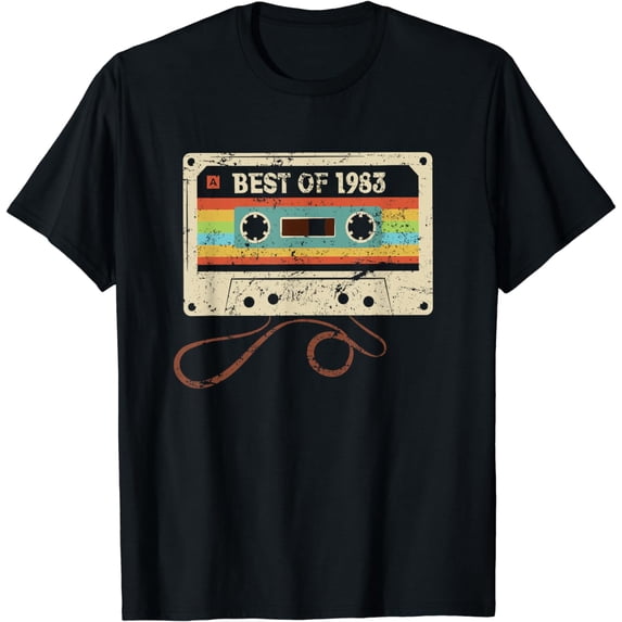 Best of 1983 Vintage 41 Year Old Men Women 41st Birthday T-Shirt
