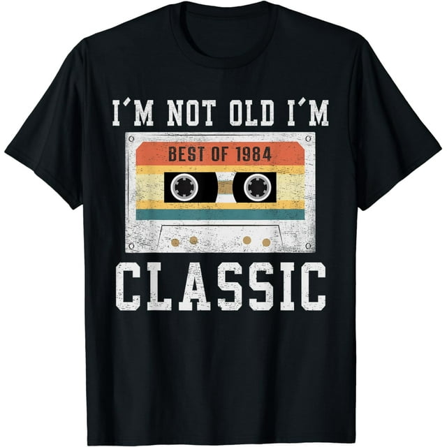 Best of 1984 40 Year Old Gifts Men BDay 40th Birthday 1984 T-Shirt ...