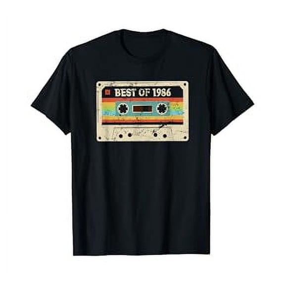 Best of 1986 Vintage 34th Birthday Funny Gift for Men Women T-Shirt