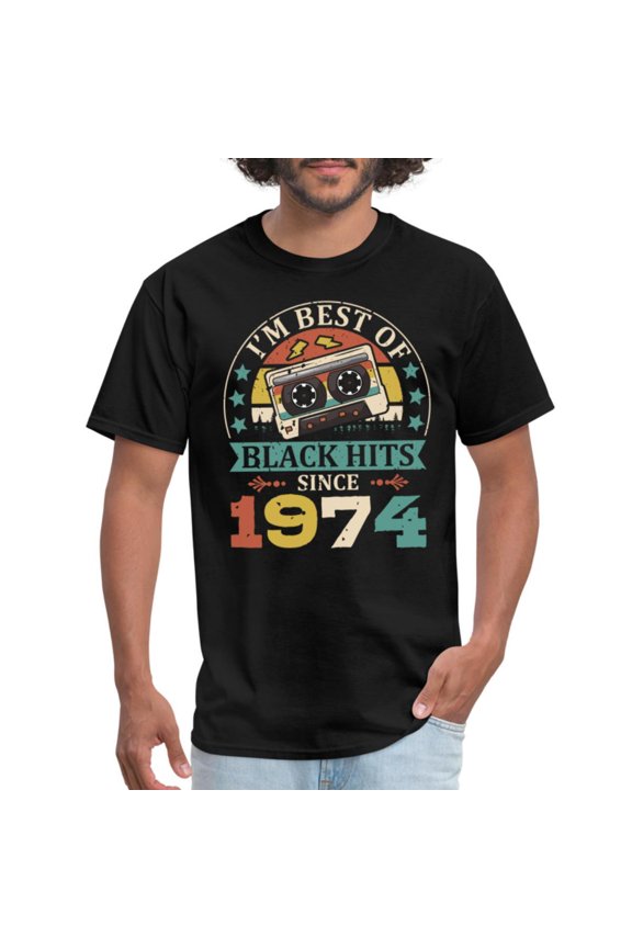 Best of Black Hits Since 1974 Cassette Men's T-Shirt