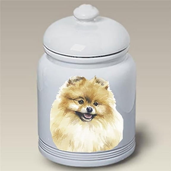 Best of Breed 230033 Pomeranian Stoneware Ceramic Treat Jar