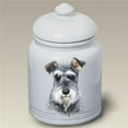 thumbnail image 1 of Best of Breed 45127 Schnauzer Uncropped Ceramic Treat Jar, 1 of 1