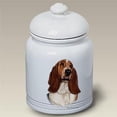 thumbnail image 1 of Best of Breed 561020 Basset Hound Stoneware Ceramic Doggie Treat Jar, 1 of 1