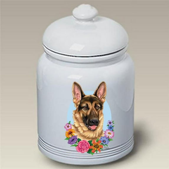 Best of Breed 92003 German Shepherd TP Ceramic Doggie Treat Jar