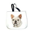 thumbnail image 1 of Best of Breed French Bulldog Cream Tote Bags White, 1 of 1