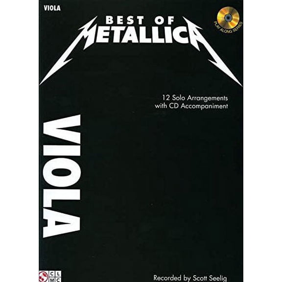 Best of Metallica for Viola: 12 Solo Arrangements with Audio Accompaniment