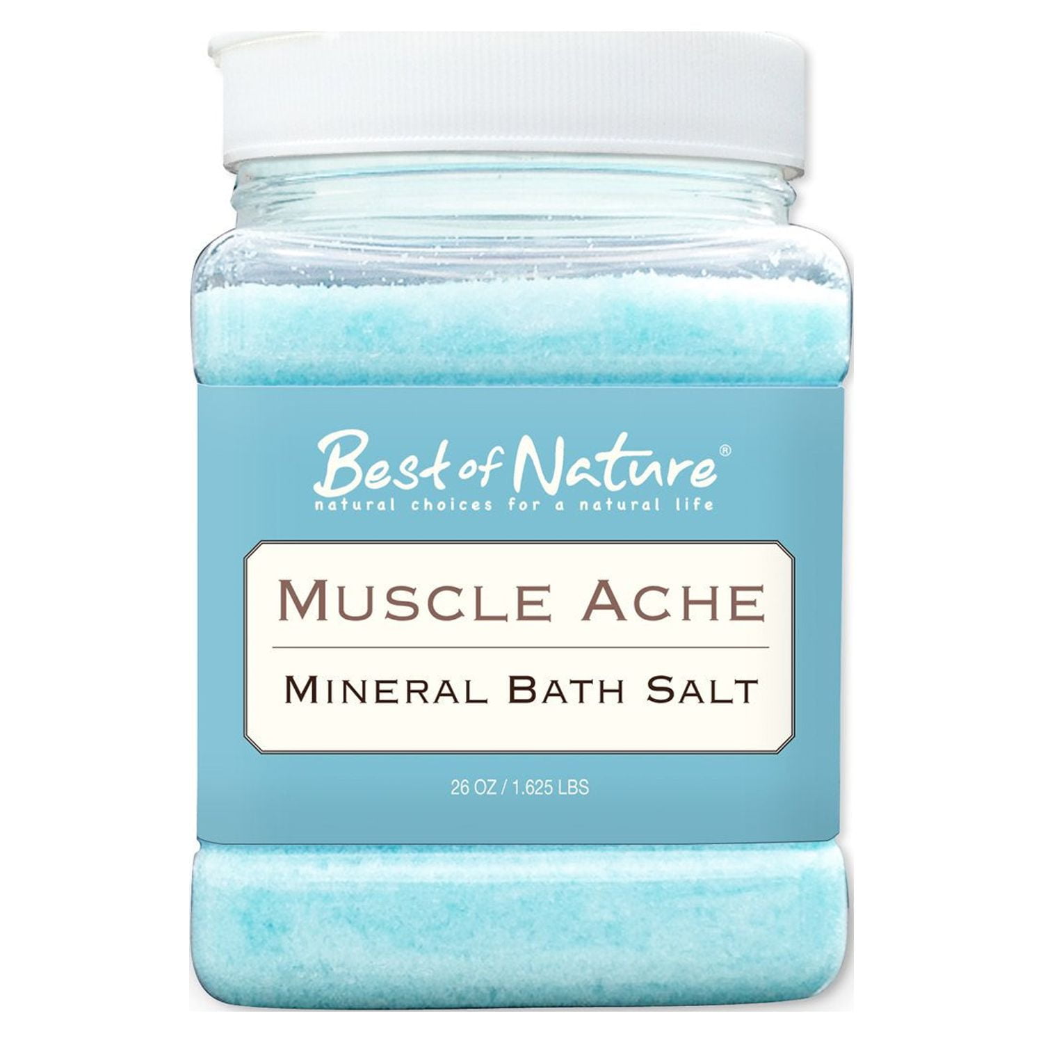 Best of Nature Muscle Ache Mineral Bath Salt 5 lb Bag Walmart