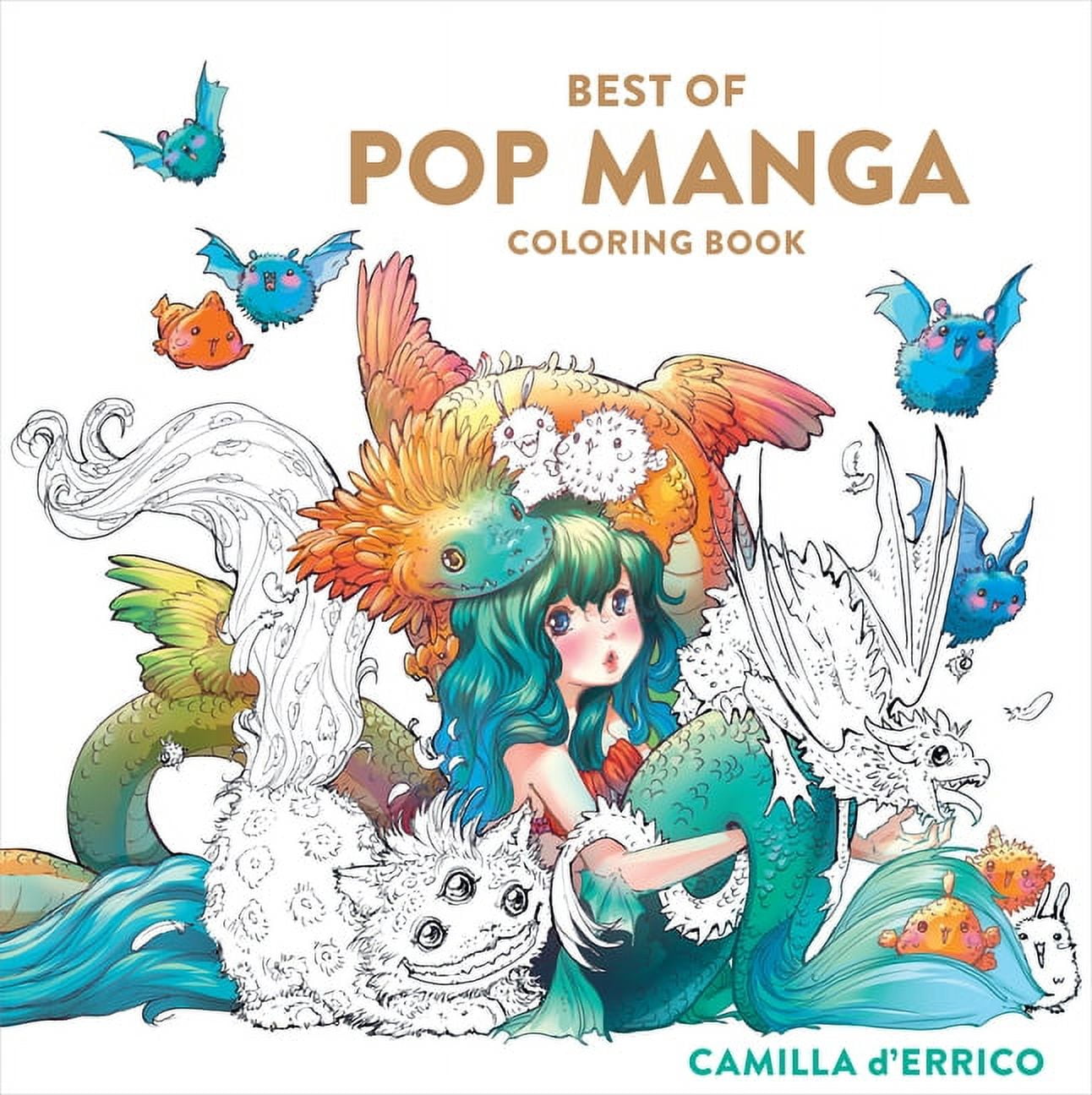 Best of Pop Manga Coloring Book (Paperback)