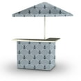 thumbnail image 1 of Best of Times 2001W2102-NG Anchors Away Portable Bar & 6 ft. Square Market Umbrella&#44; Navy & Grey, 1 of 2