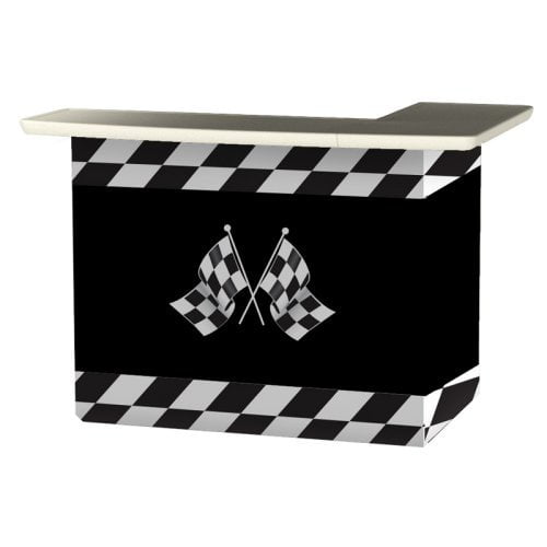 Best of Times Eternity Circles - Gold-White Portable Patio Bar Table