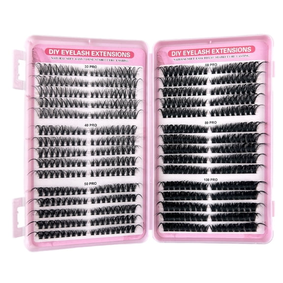 Best-selling 30-100PRO mixed lash book, DIY segmented individual cluster false eyelashes