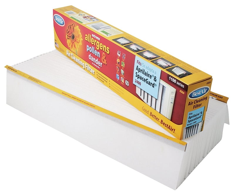 BestAir 20x25x6 MERV 11 Furnace Filter for Aprilaire & SpaceGard