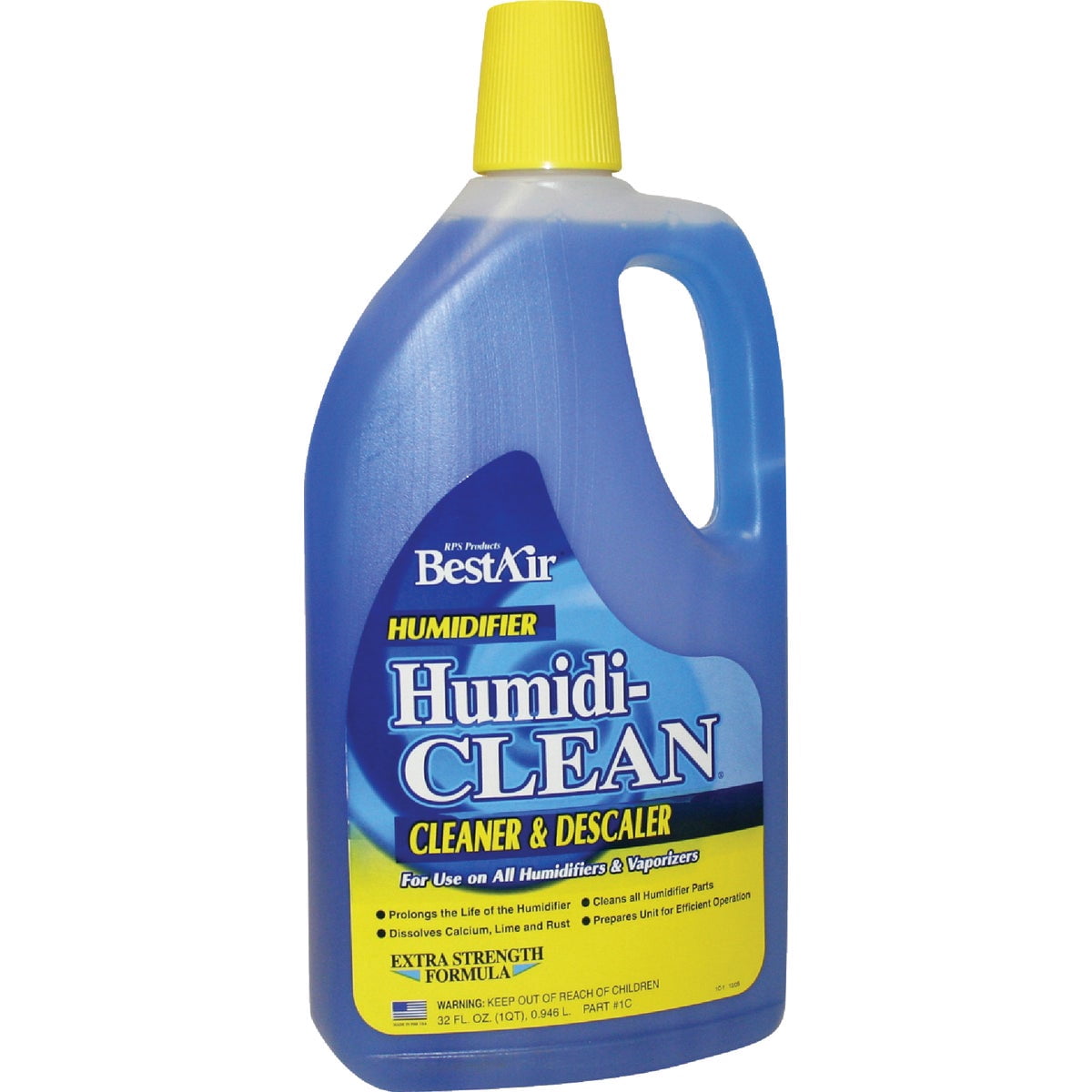 BestAir 1C-6 Humidiclean Extra Strength Humidifier Cleaner 192 oz. — Household & Commercial Use, Effective Formula