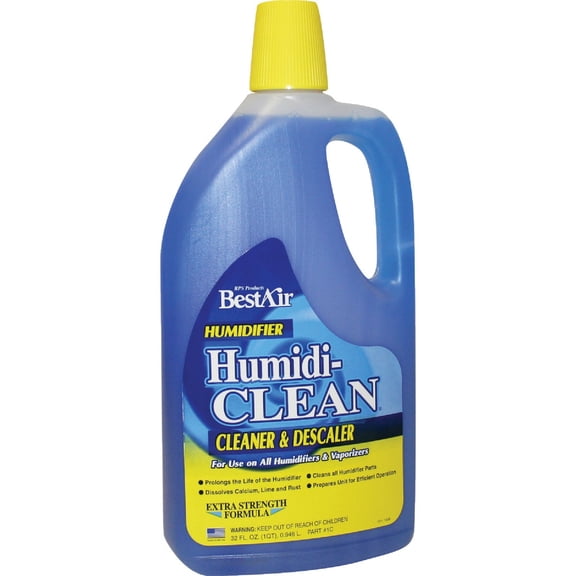 BestAir 1C-6 Humidiclean Extra Strength Humidifier Cleaner 192 oz. Household & Commercial Use, Effective Formula