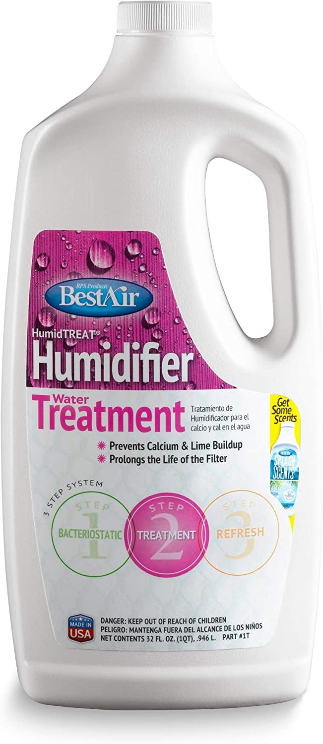 BestAir 1T, Humiditreat Extra Strength Humidifier Water Treatment, 32
