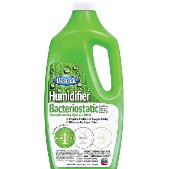 BestAir 3BT-PDQ-6 Original BT Humidifier Bacteriostatic Water Treatment, 32 fl oz, Single Pack, Green