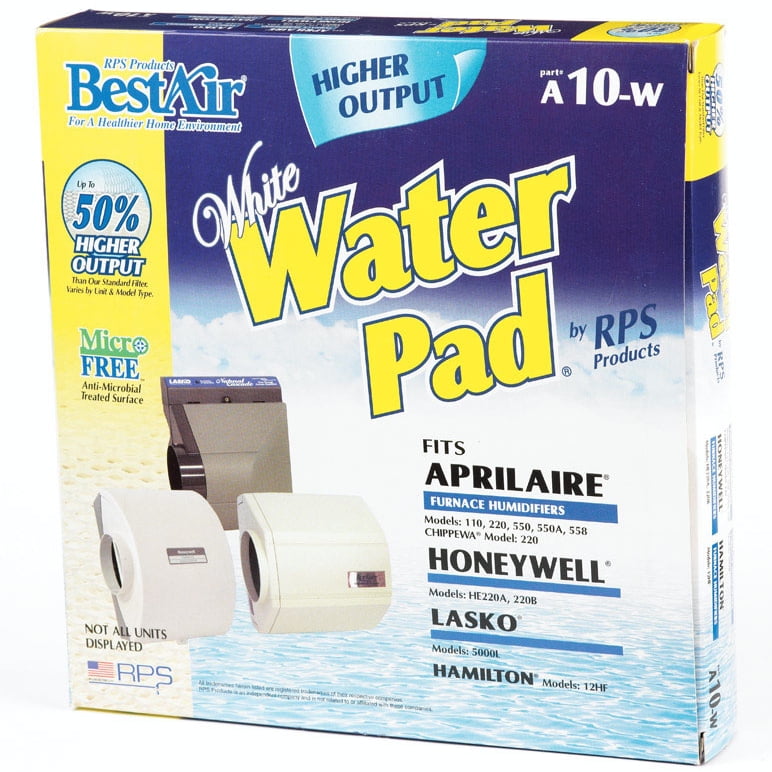 BestAir A10WPDQ4 Water Pad for Aprilaire models 9.875" x 9.5" x 1.5