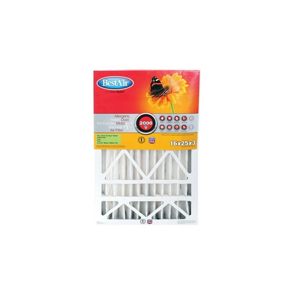 BestAir AB3-1625-11R Trion/AirBear "CUB" 16x25x3 Series 2000 MERV 11 Furnace Filter