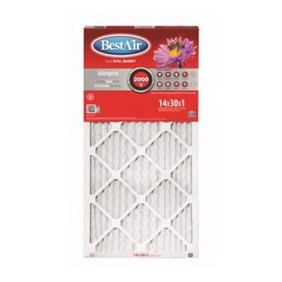 BestAir B1-1430-11-6 14x30 x 1 In. MERV 11 Furnace Filter - Quantity 6