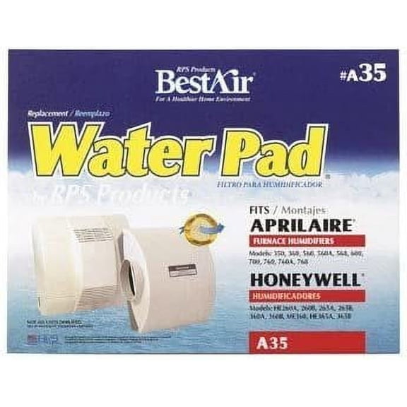 BestAir BEST AIR Humidifier Filter A35 Pack of 2 — Residential Use, Standard Application