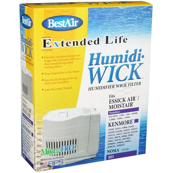 BestAir EF1 Kenmore 14906 / Emerson MAF1 Replacement Wick Filter