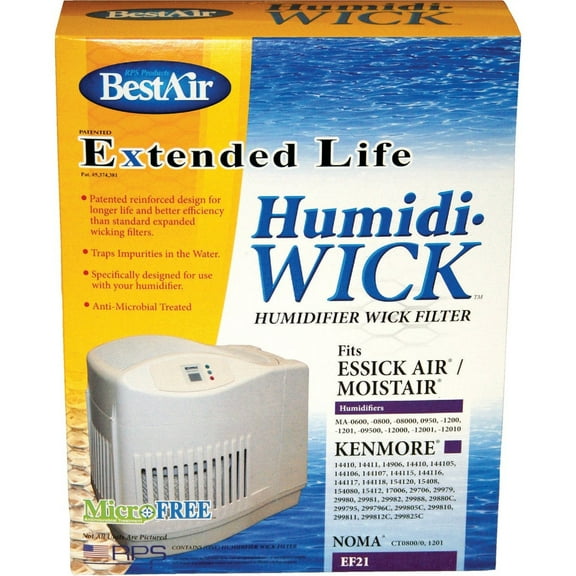 BestAir Extended Life Humidi-Wick EF21 Humidifier Wick Filter EF21-PDQ-3 EF21-PDQ-3 502824