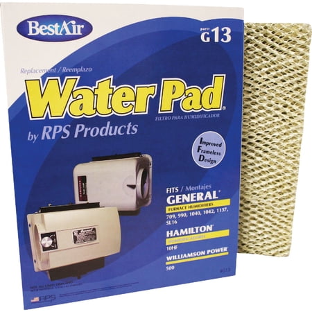BestAir G13 Replacement Water Pad For Specific General, Hamilton, Williamson Power Humidifiers