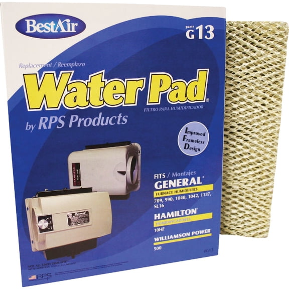 BestAir G13 Replacement Water Pad For Specific General, Hamilton, Williamson Power Humidifiers