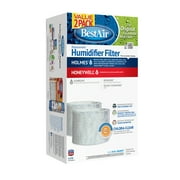 BestAir® H75 Value 2 Pack Extended Life Humidifier Replacement Paper Wick For Holmes Humidifiers. SIZE: 7 1/2″ x 28 1/8″ x 1″. WEIGHT: 0.75 lbs.