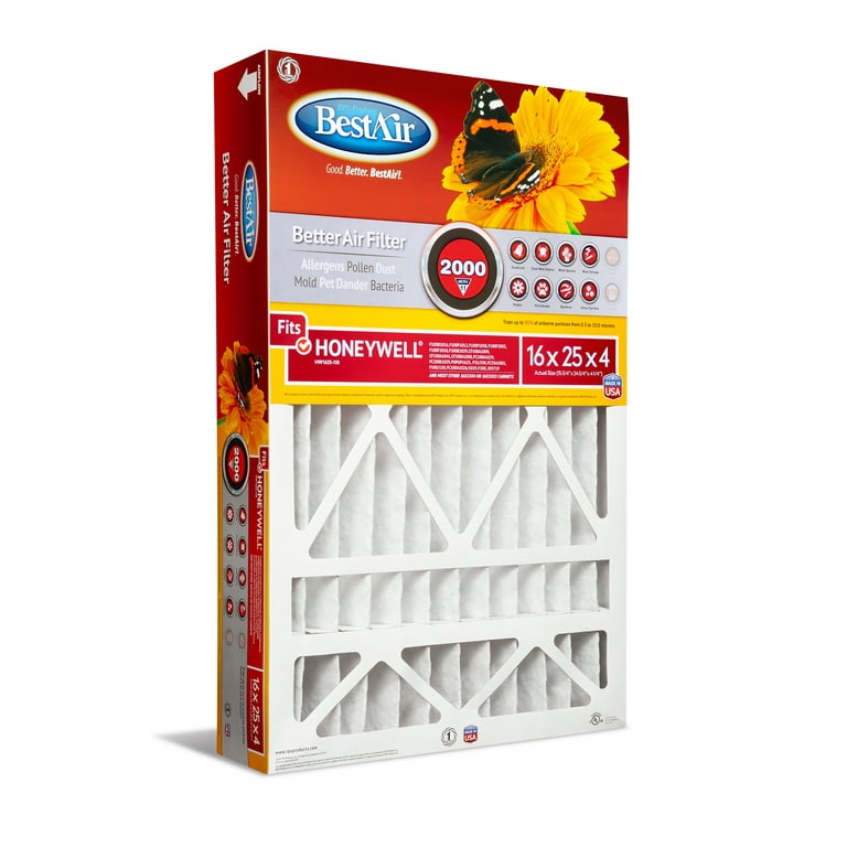 Honeywell 16x25x4 clearance merv 11
