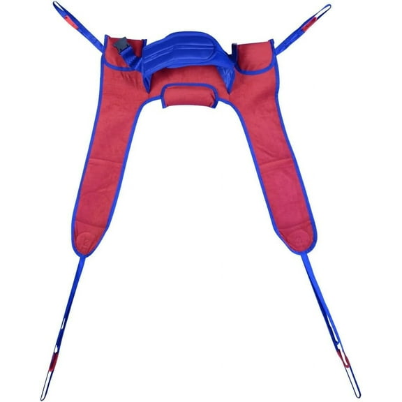 BestCare Sani Sling Toileting Sling Padded for Stand Assist Lifts SL-TP333 | Comfortable and Durable Polyester Material | Easy-to-Use Design for Patient Transfer | Weight Capacity 450lb (Large)