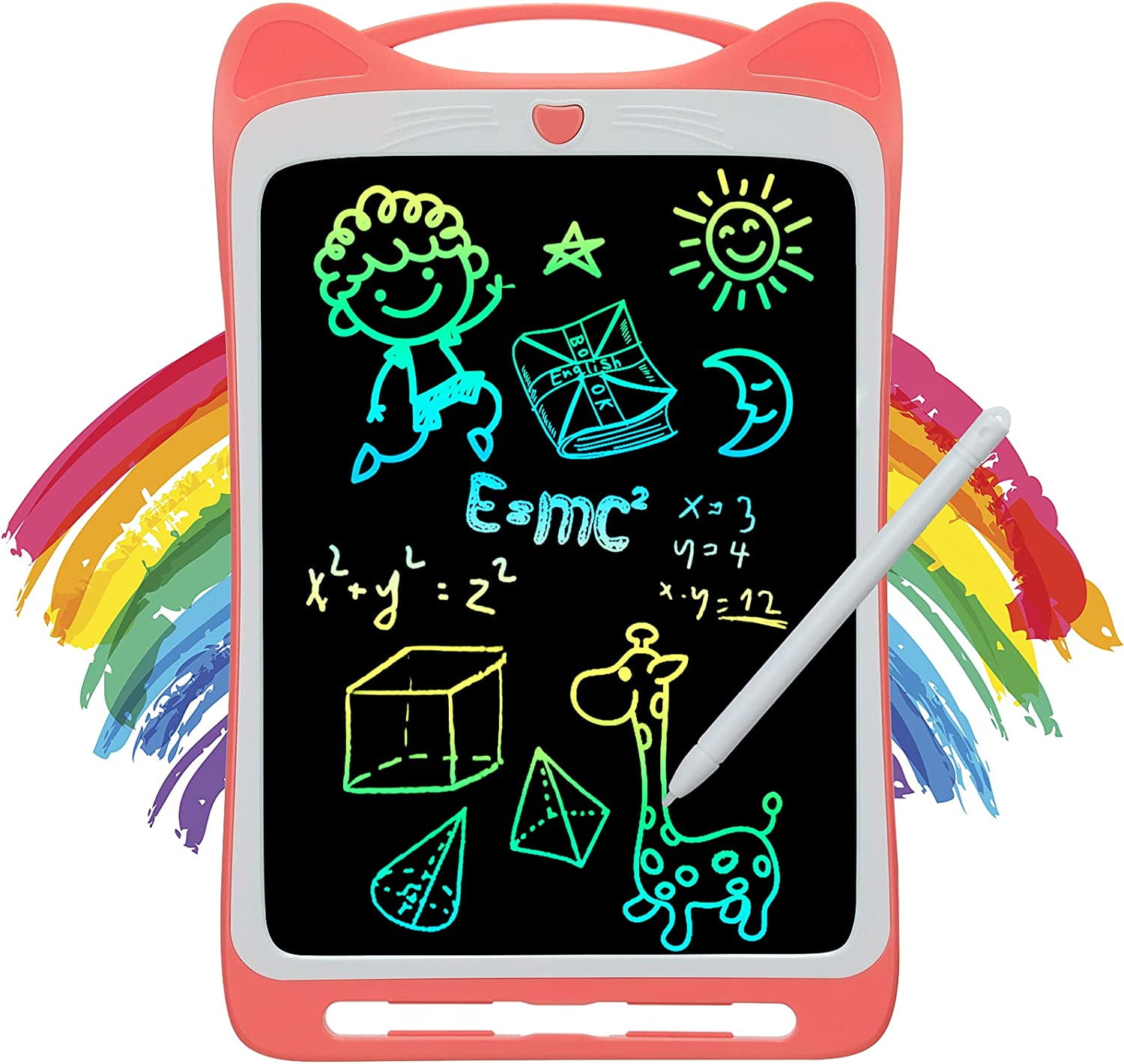 BestCat LCD Writing Tablet, 12 Inch Colorful Doodle Board, Electronic